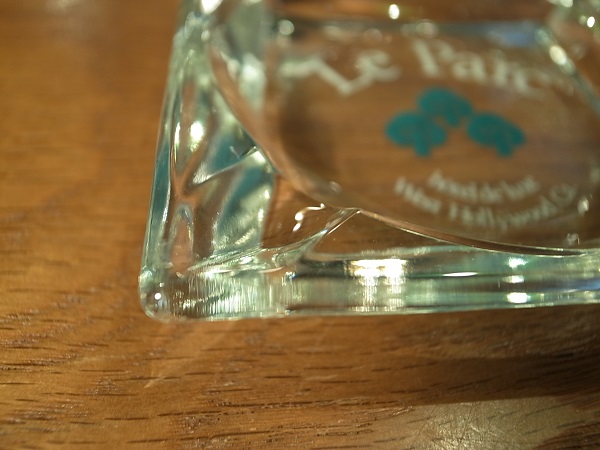Le Parc Hotel Ashtray