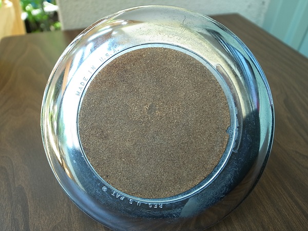 MID-CENTURY CROME ASHTRAY W/TOUCAN