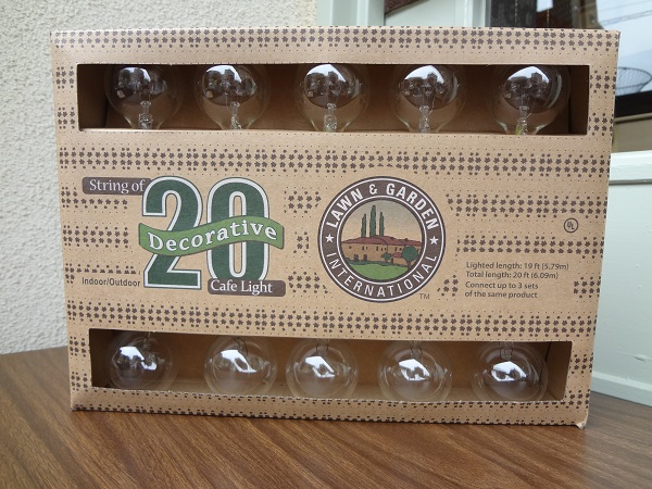 STRING OF 20 CAFE LIGHT