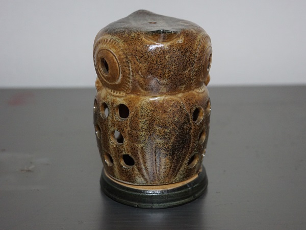 VINTAGE OWL CANDLE HOLDER