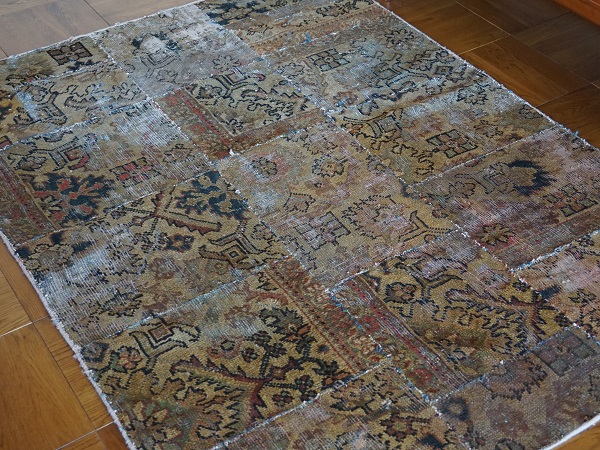 VINTAGE PERSIAN PATCHWORK RUG