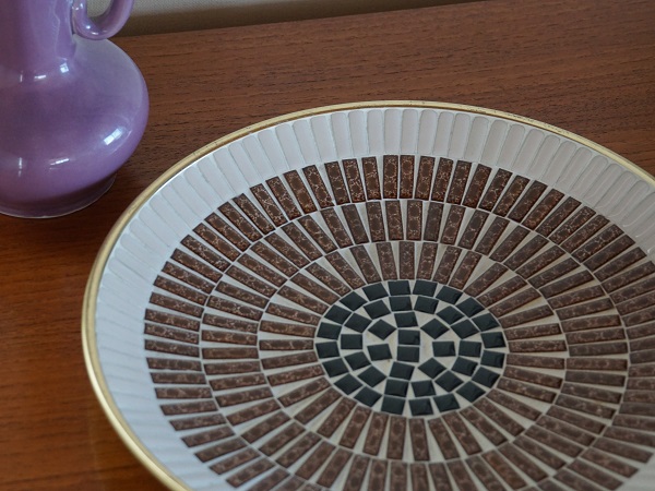 VINTAGE MOSAIC TILE TRAY